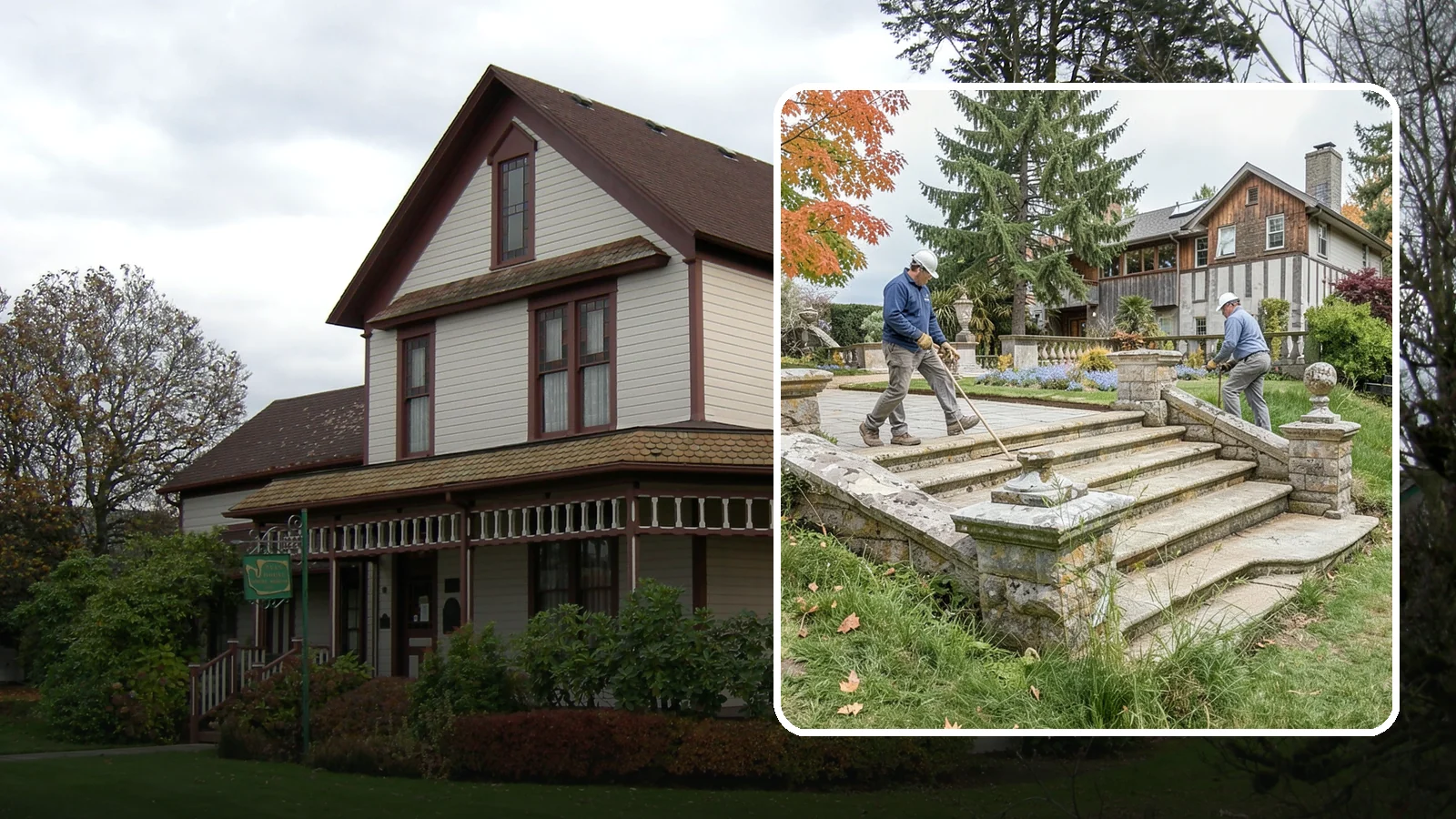 Stone Steps Installation in Sumner, Pierce County, WA - Natural stone steps that safely and beautifully connect changes in grade throughout your landscape.