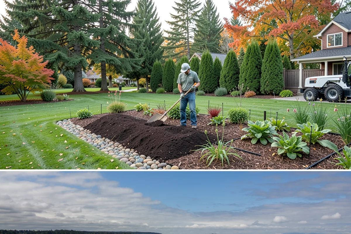 Stone Steps Installation in University Place, Pierce County, WA - Best built spring through fall.