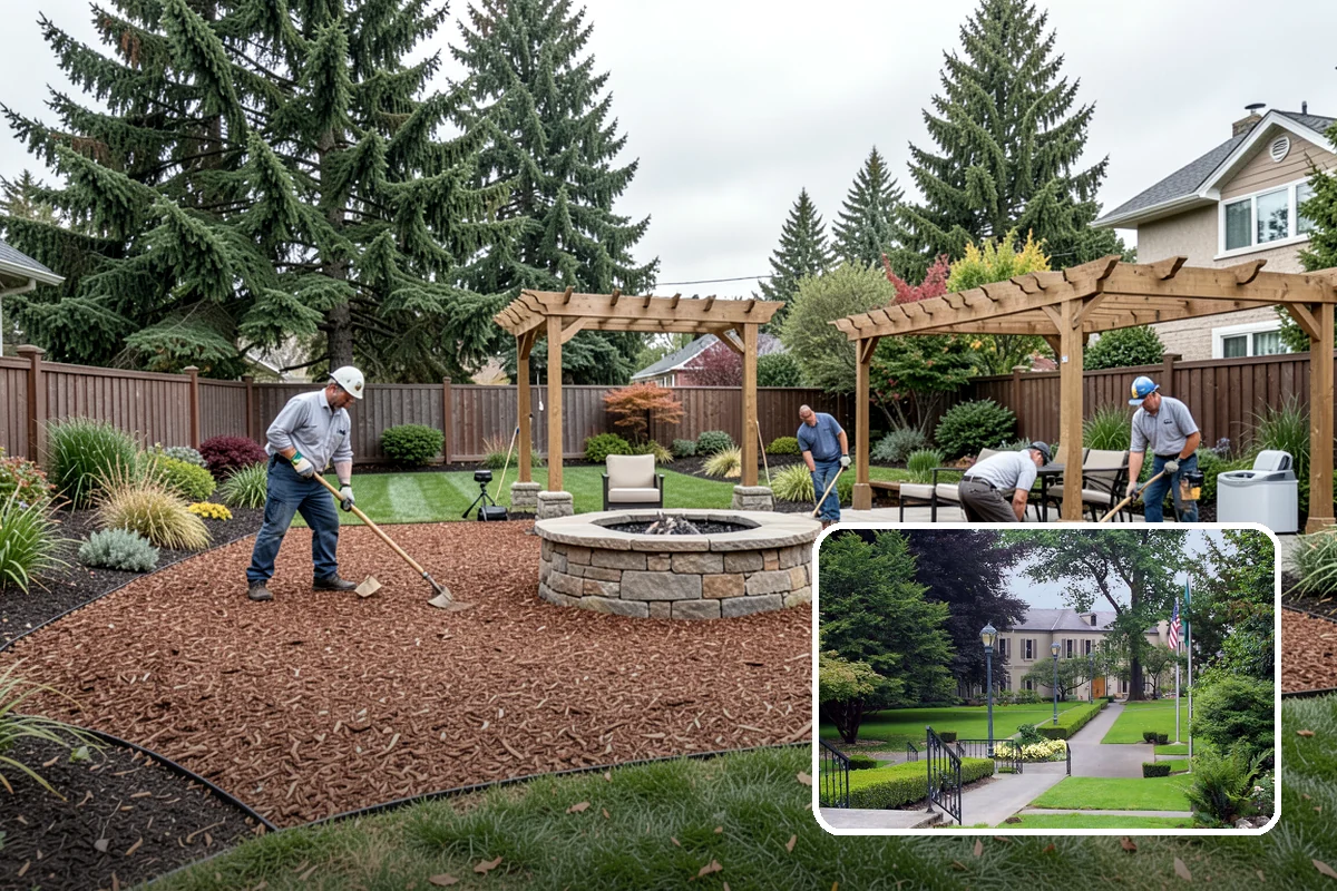 Stone Steps Installation in Woodinville, King County, WA - Safe passage across grade changes