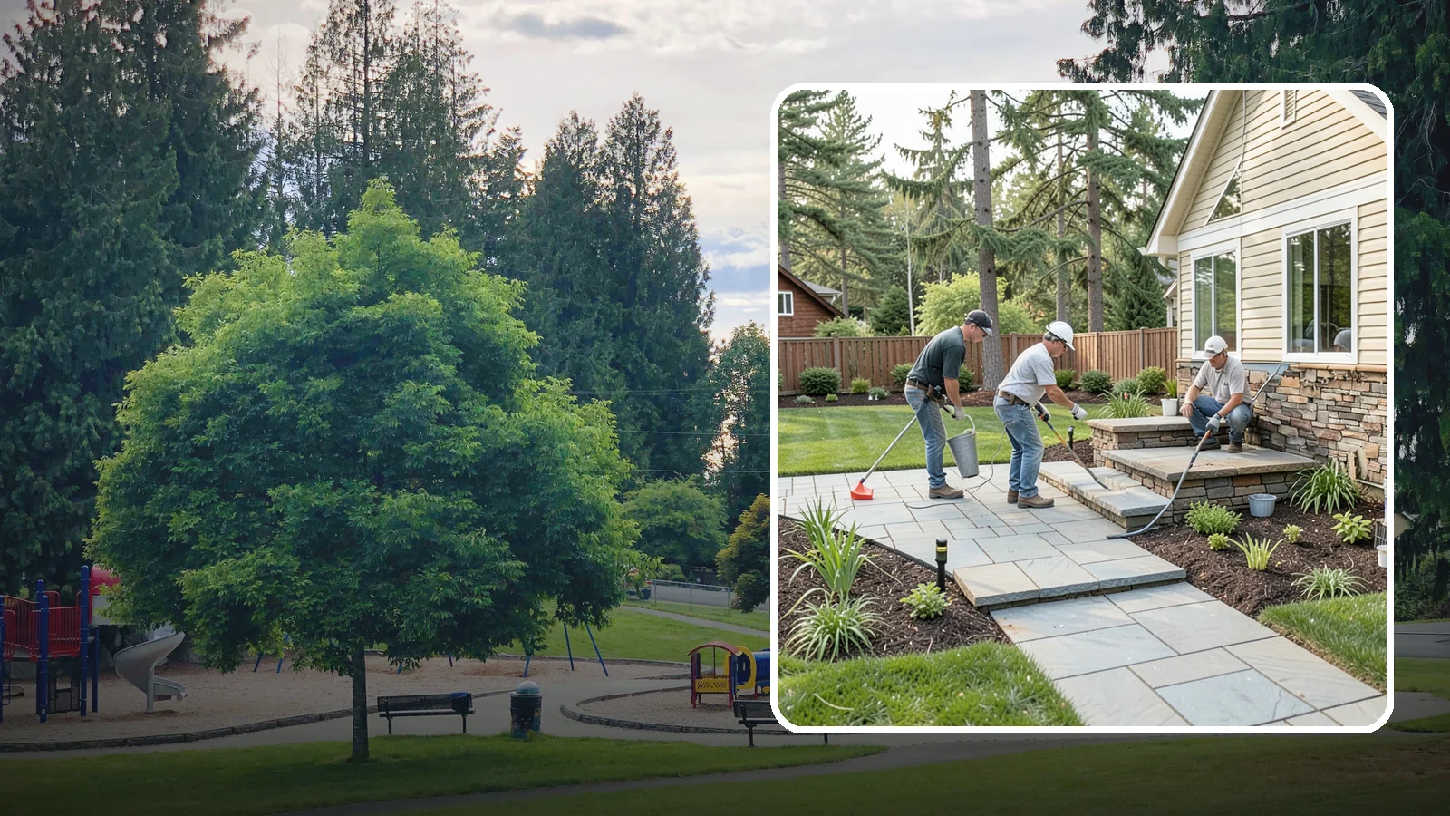 Stone Veneer Installation in Bonney Lake, Pierce County, WA - Stone veneer that transforms walls, pillars, and features with the look of solid stone at lower cost.