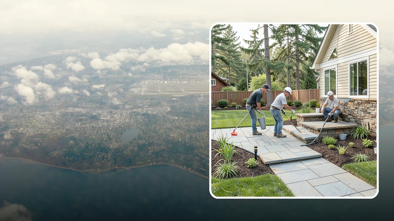 Stone Veneer Installation in Burien, King County, WA - Stone veneer that transforms walls, pillars, and features with the look of solid stone at lower cost.