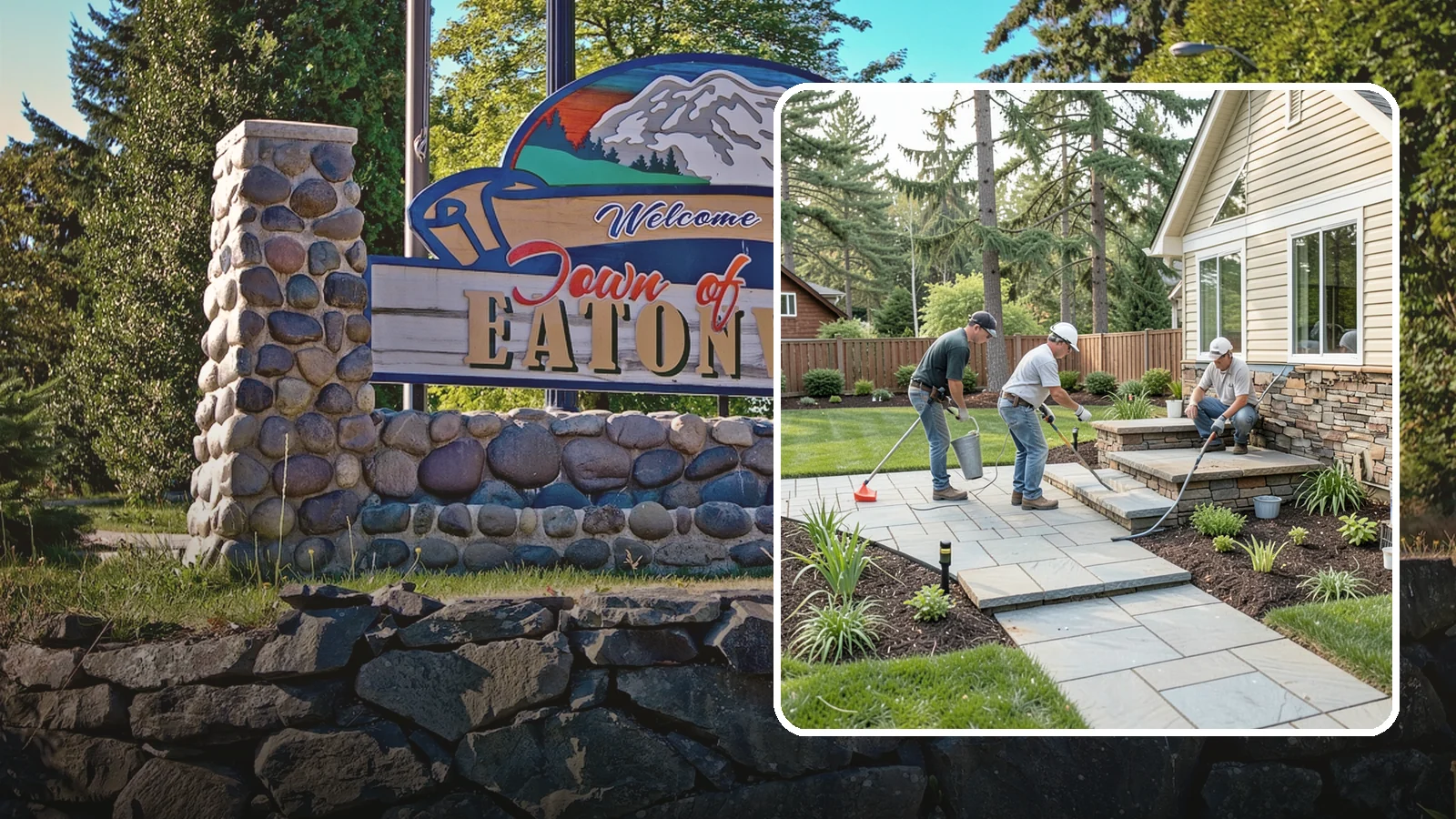 Stone Veneer Installation in Eatonville, Pierce County, WA - Stone veneer that transforms walls, pillars, and features with the look of solid stone at lower cost.