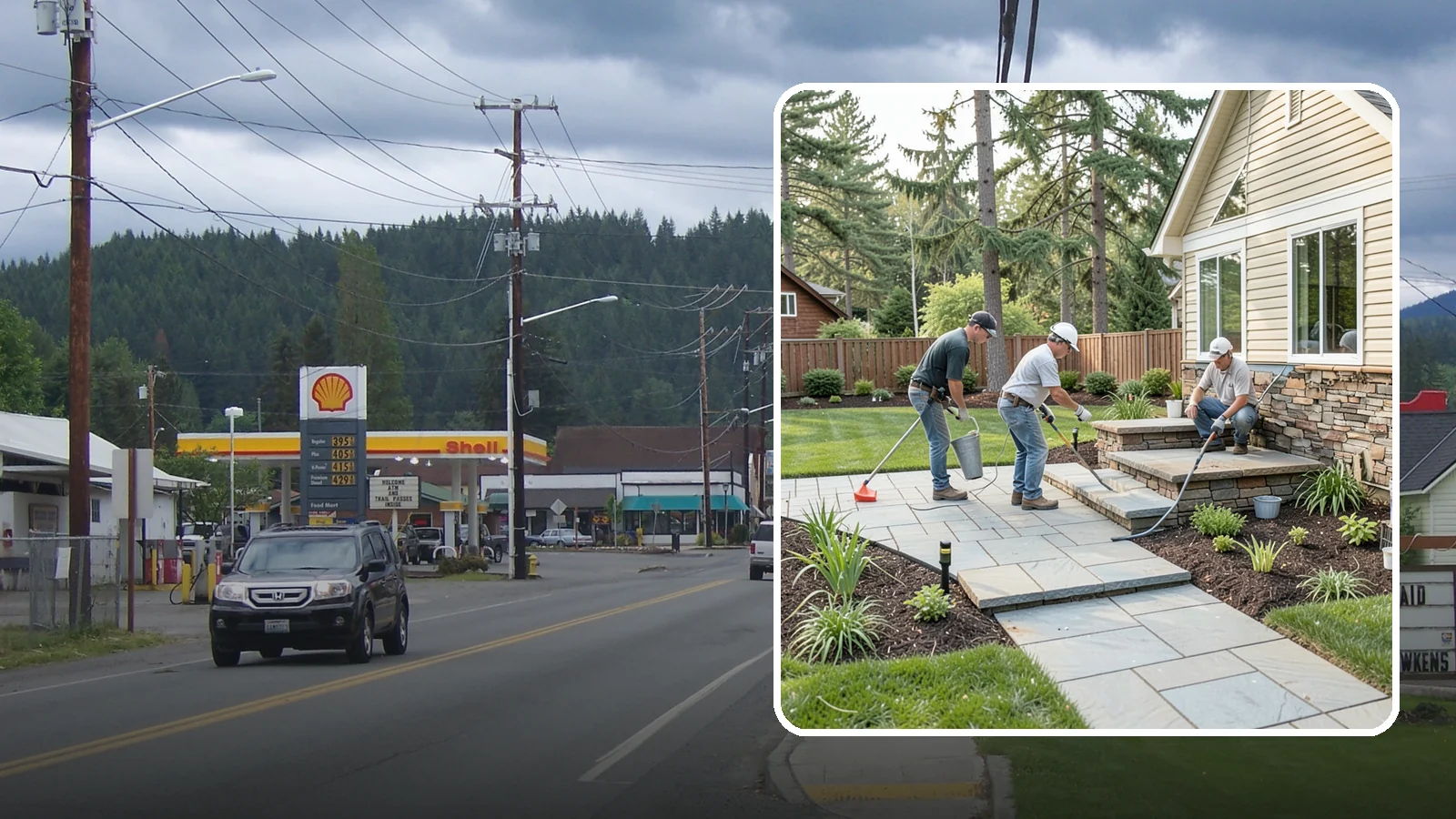 Stone Veneer Installation in Granite Falls, Snohomish County, WA - Stone veneer that transforms walls, pillars, and features with the look of solid stone at lower cost.