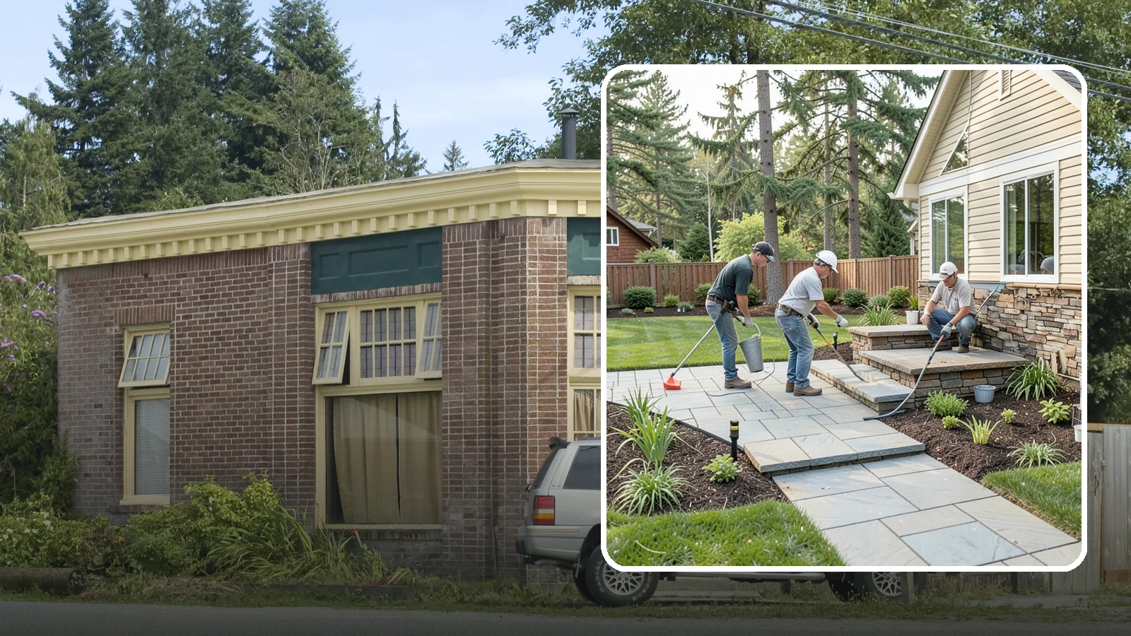 Stone Veneer Installation in Hamilton, Skagit County, WA - Stone veneer that transforms walls, pillars, and features with the look of solid stone at lower cost.