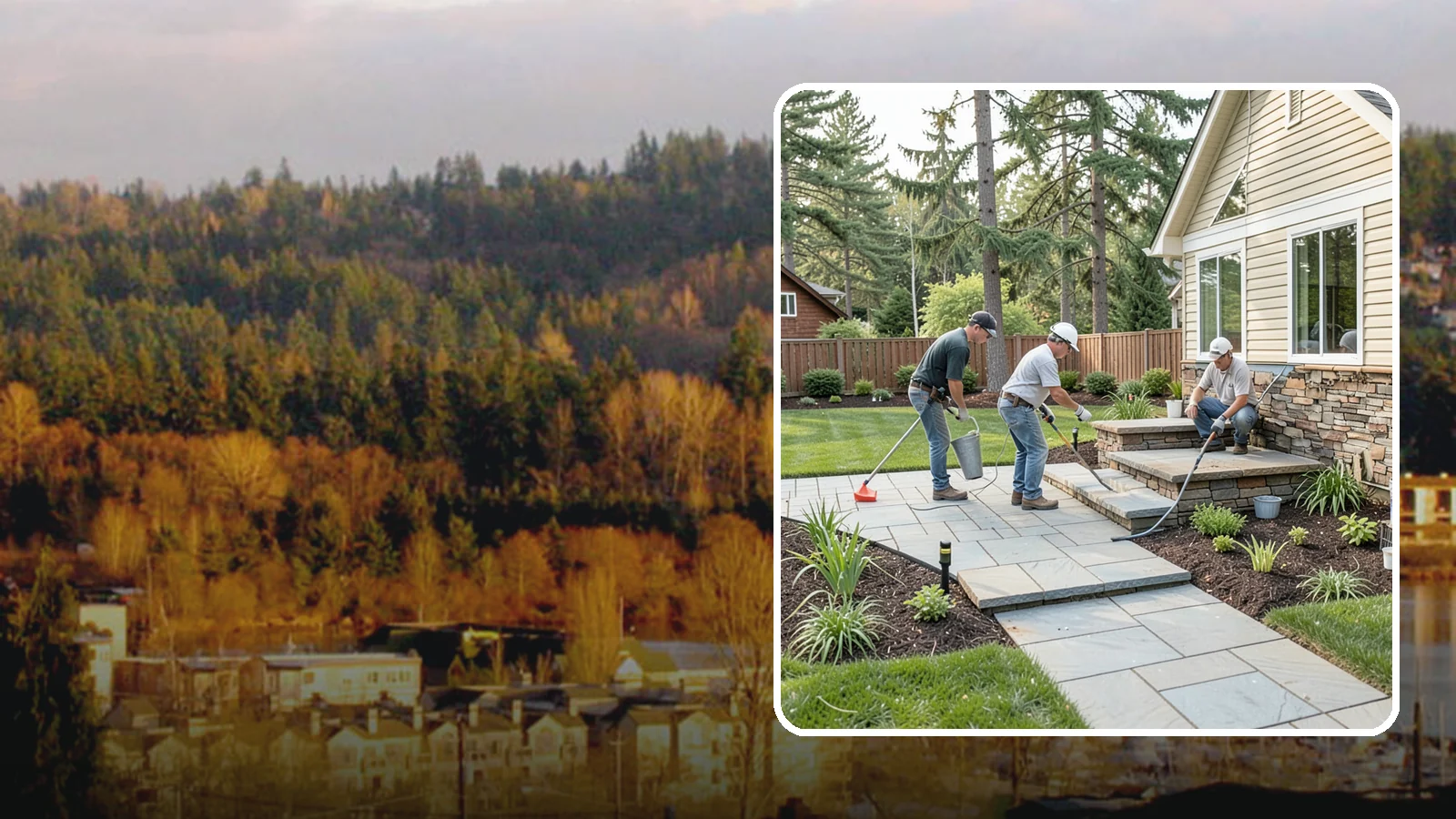Stone Veneer Installation in Kenmore, King County, WA - Stone veneer that transforms walls, pillars, and features with the look of solid stone at lower cost.