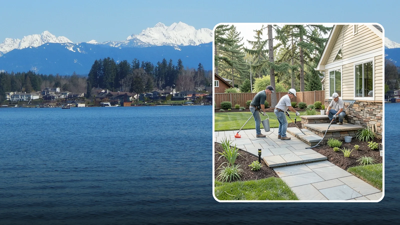 Stone Veneer Installation in Lake Stevens, Snohomish County, WA - Stone veneer that transforms walls, pillars, and features with the look of solid stone at lower cost.