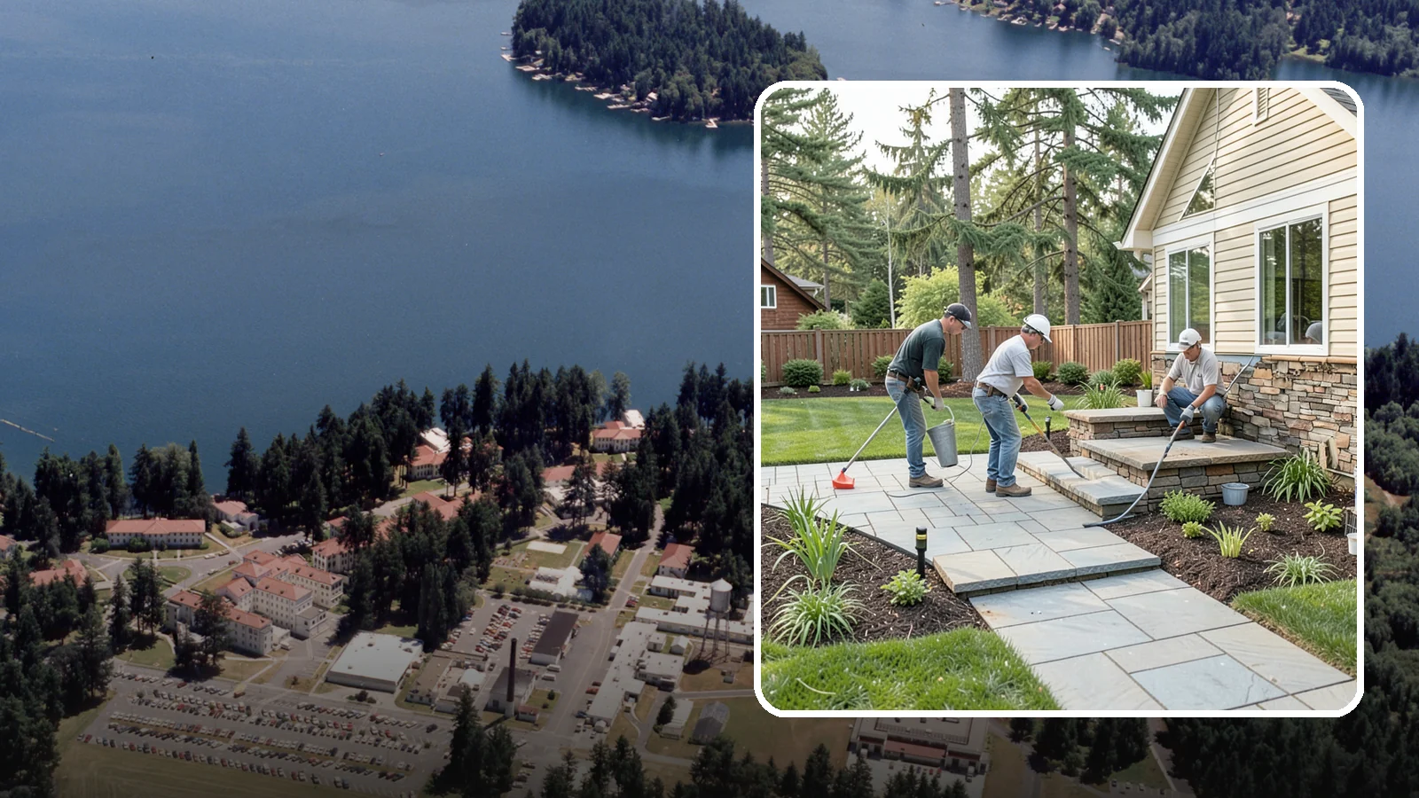 Stone Veneer Installation in Lakewood, Pierce County, WA - Stone veneer that transforms walls, pillars, and features with the look of solid stone at lower cost.