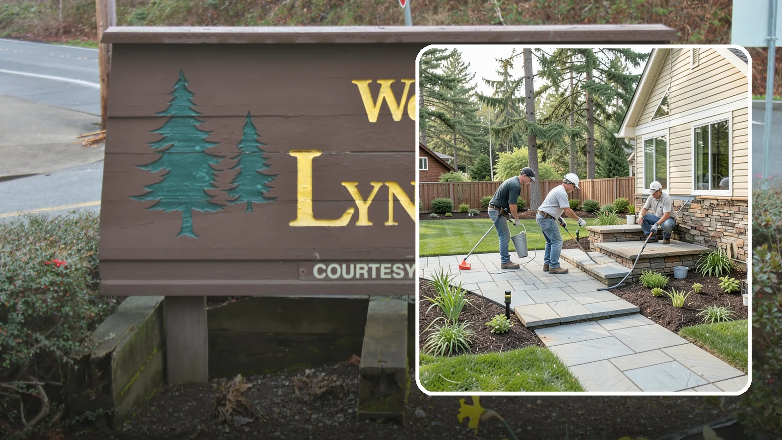 Stone Veneer Installation in Lynnwood, Snohomish County, WA - Stone veneer that transforms walls, pillars, and features with the look of solid stone at lower cost.