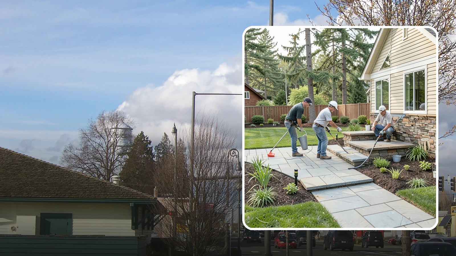 Stone Veneer Installation in Marysville, Snohomish County, WA - Stone veneer that transforms walls, pillars, and features with the look of solid stone at lower cost.