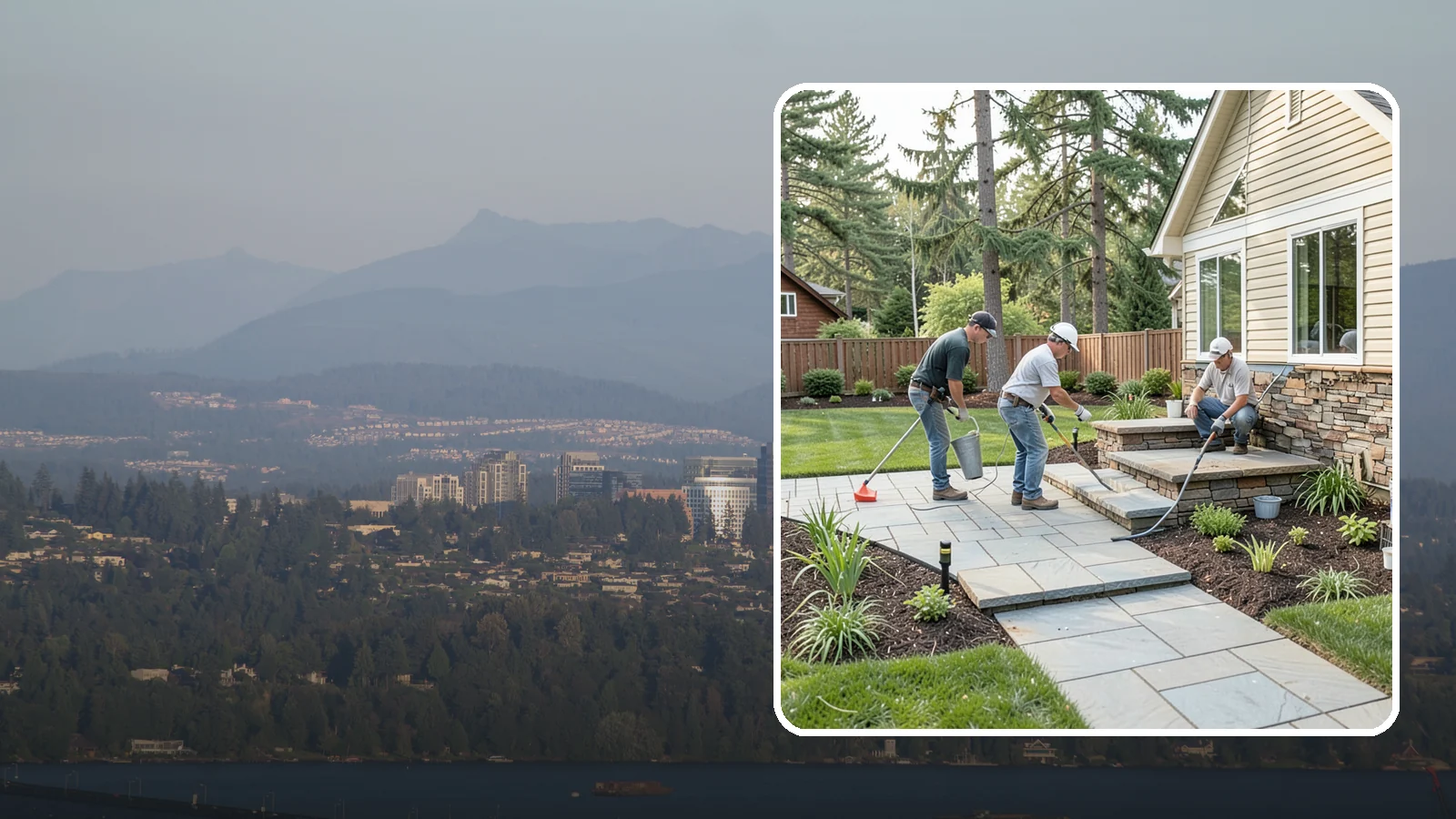 Stone Veneer Installation in Medina, King County, WA - Stone veneer that transforms walls, pillars, and features with the look of solid stone at lower cost.