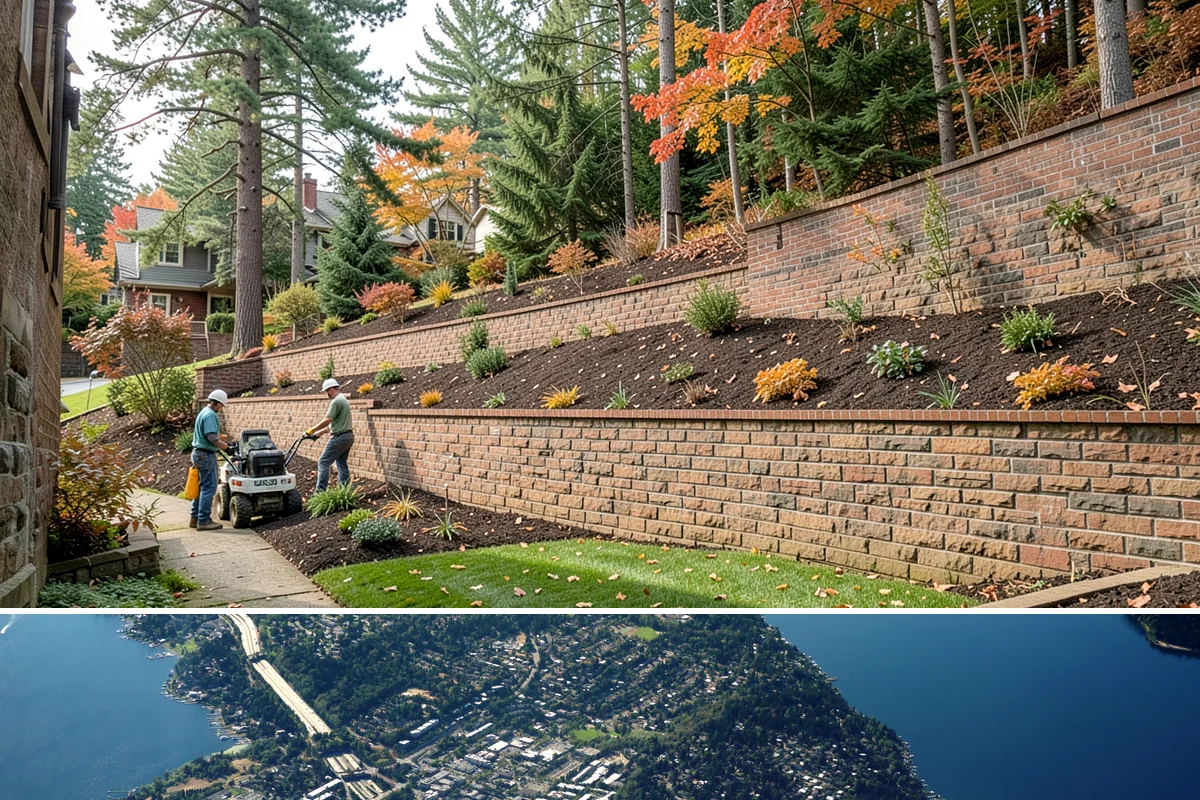 Stone Veneer Installation in Mercer Island, King County, WA - Best installed spring through fall.