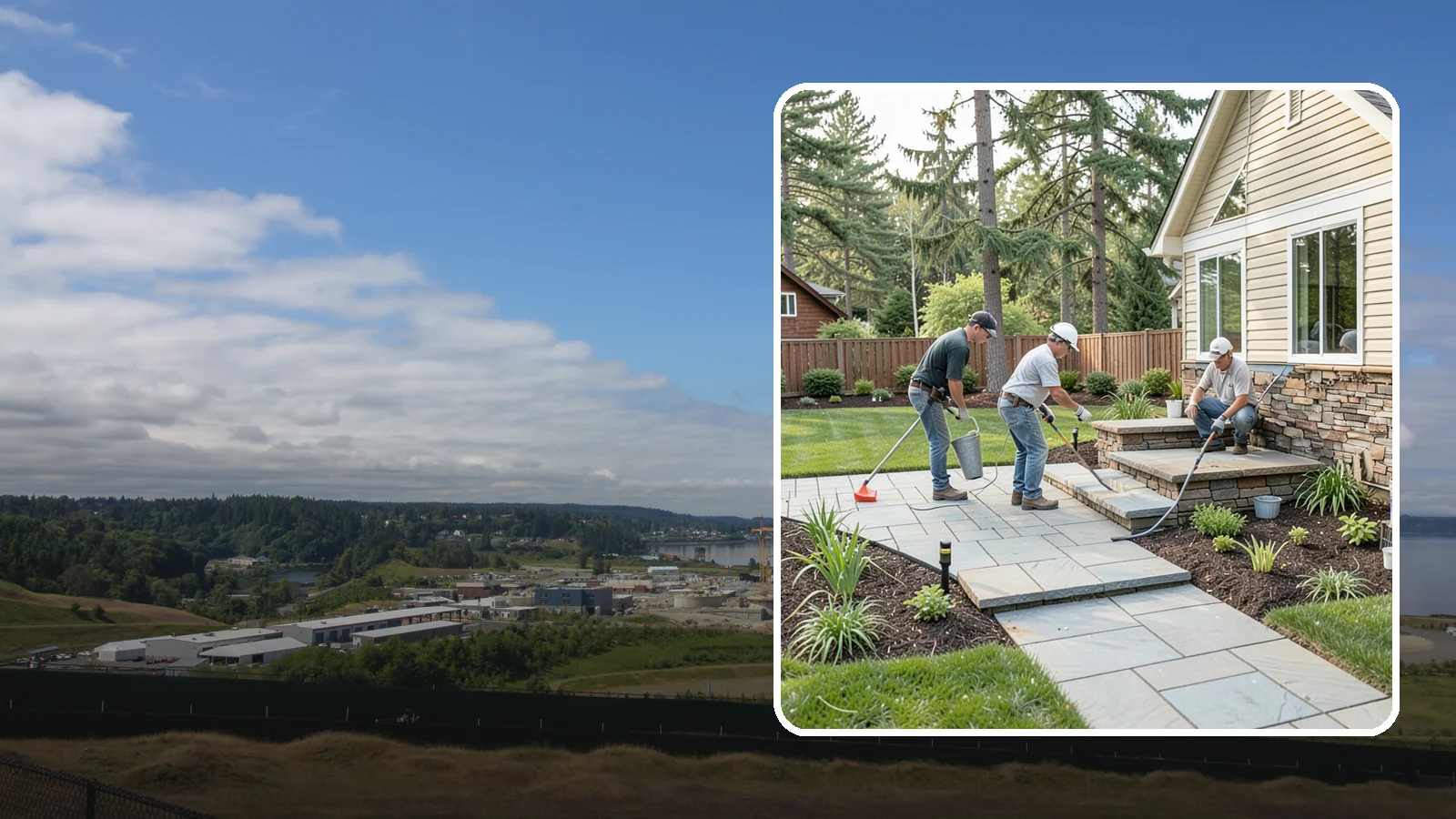 Stone Veneer Installation in University Place, Pierce County, WA - Stone veneer that transforms walls, pillars, and features with the look of solid stone at lower cost.