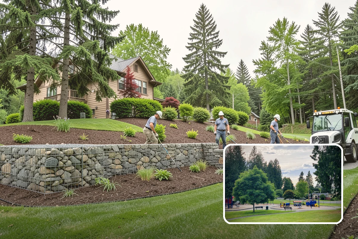 Stone Wall Installation in Bonney Lake, Pierce County, WA - Timeless natural stone appearance that ages gracefully
