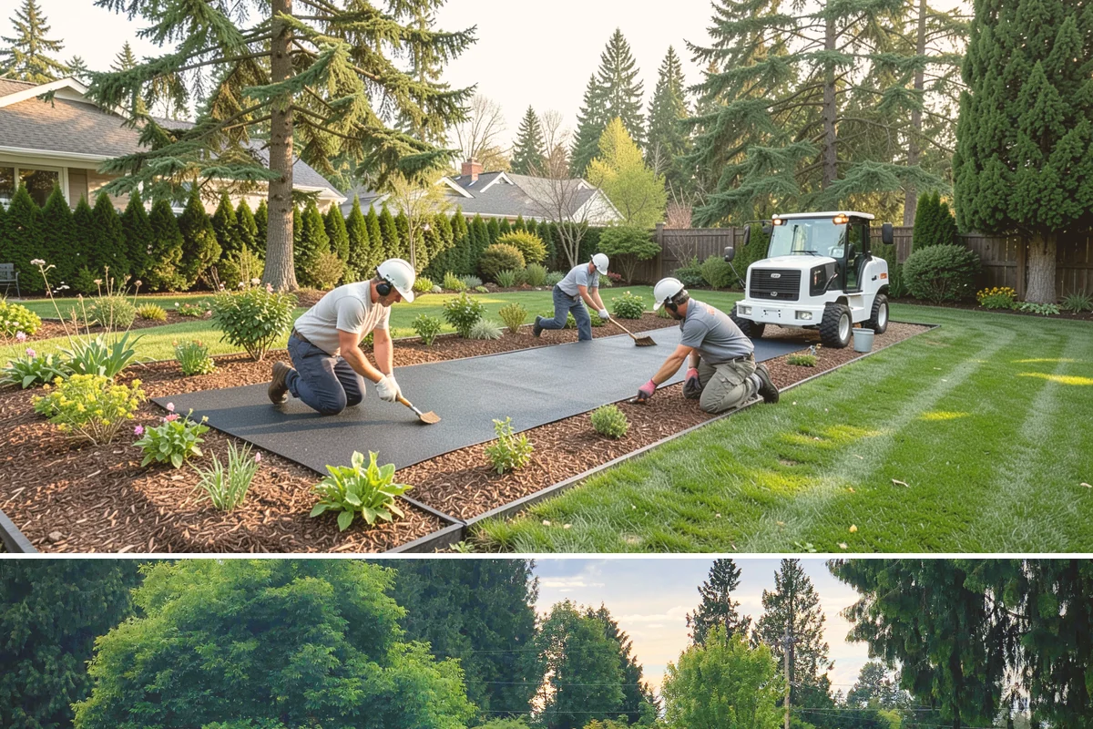 Stone Wall Installation in Bonney Lake, Pierce County, WA - The dry summer months ease excavation and stone setting, and let any mortar cure properly before the return of persistent rain.
