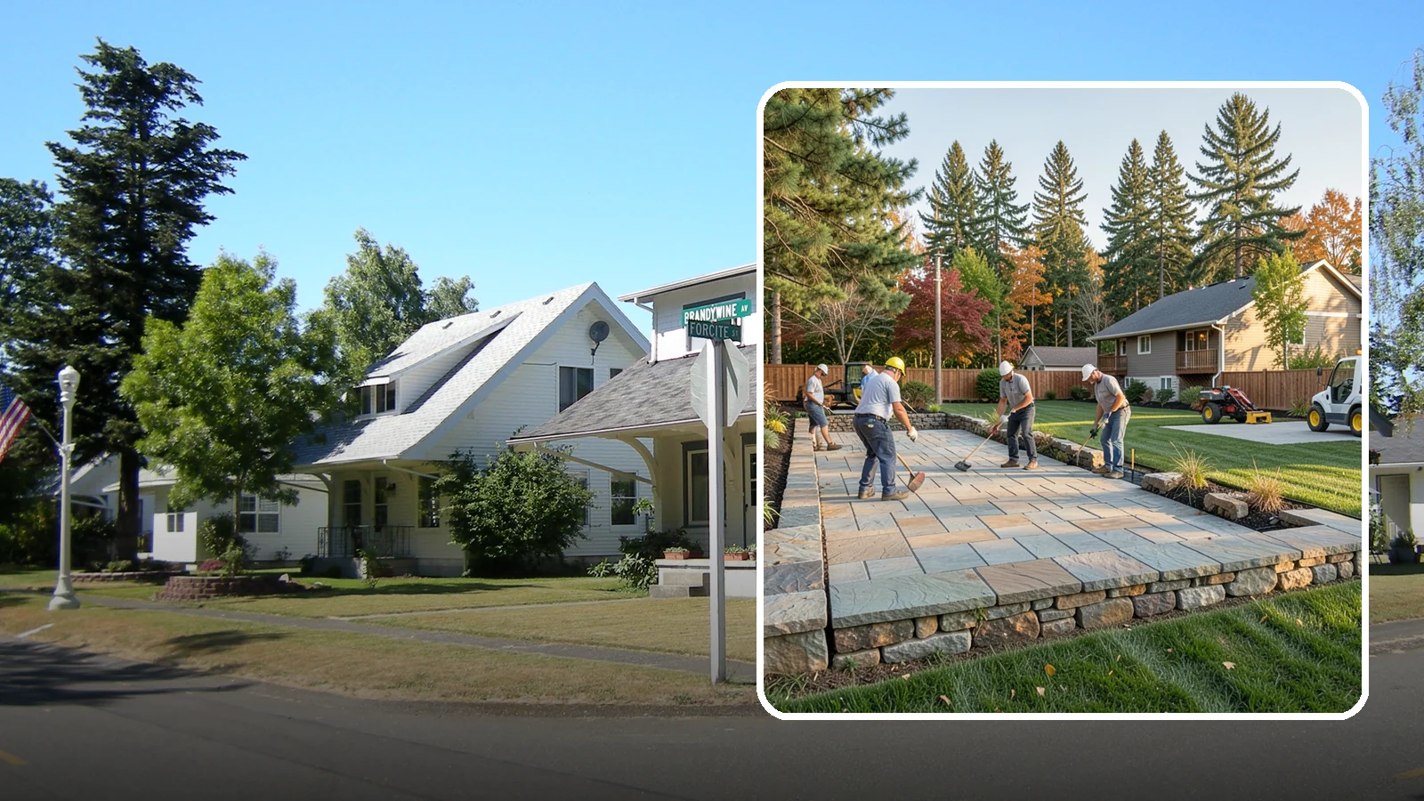 Stone Wall Installation in DuPont, Pierce County, WA - We construct natural stone walls that combine timeless appearance with the drainage needed for wet-climate durability.