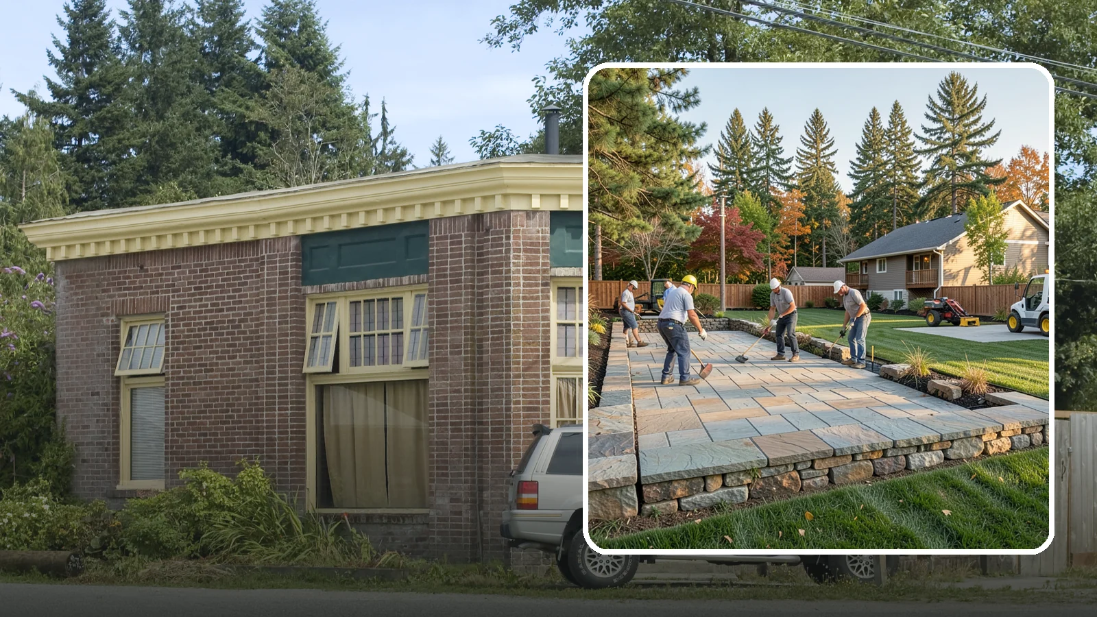 Stone Wall Installation in Hamilton, Skagit County, WA - We construct natural stone walls that combine timeless appearance with the drainage needed for wet-climate durability.