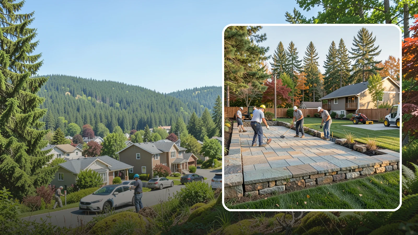 Stone Wall Installation in Index, Snohomish County, WA - We construct natural stone walls that combine timeless appearance with the drainage needed for wet-climate durability.