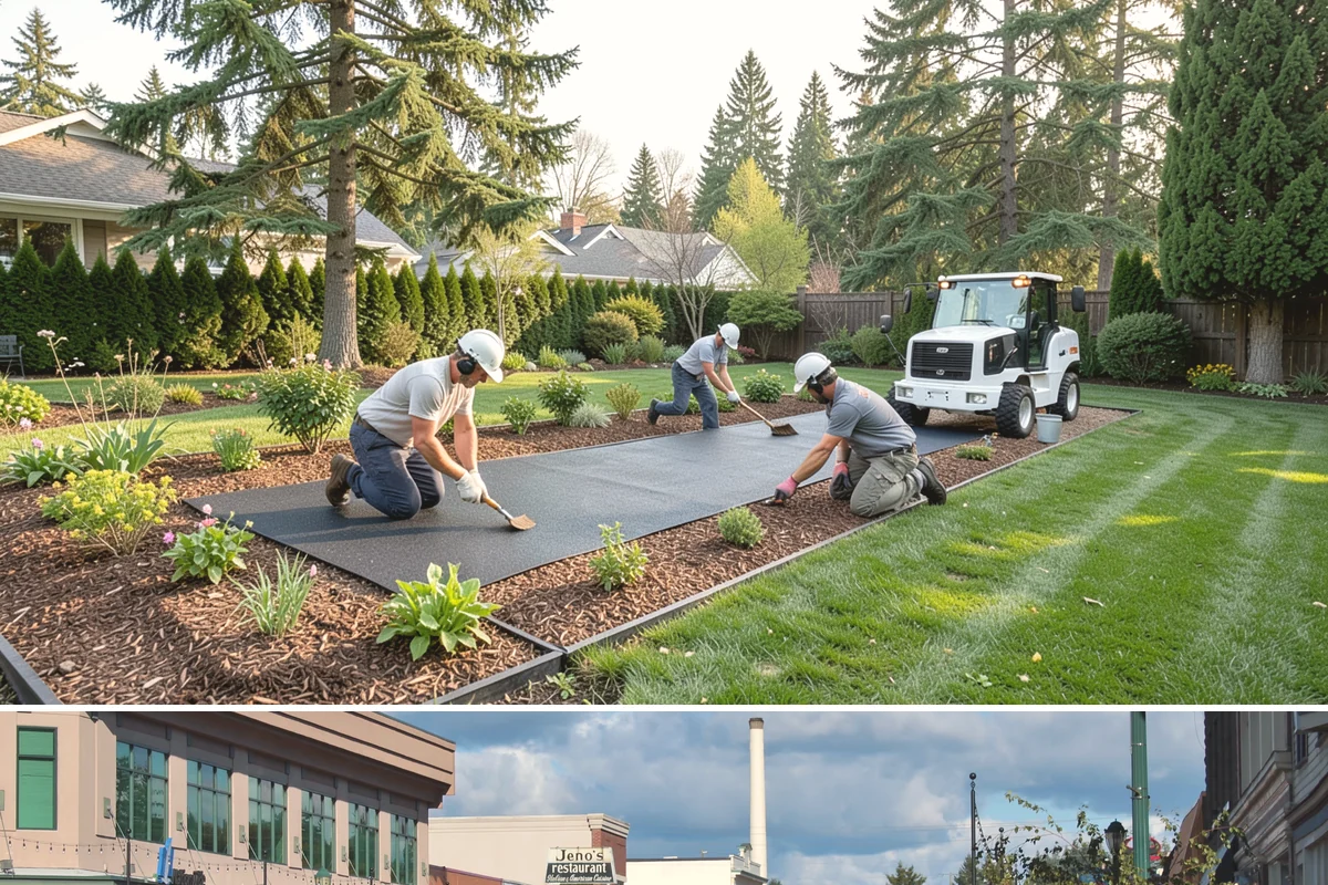 Stone Wall Installation in Monroe, Snohomish County, WA - The dry summer months ease excavation and stone setting, and let any mortar cure properly before the return of persistent rain.