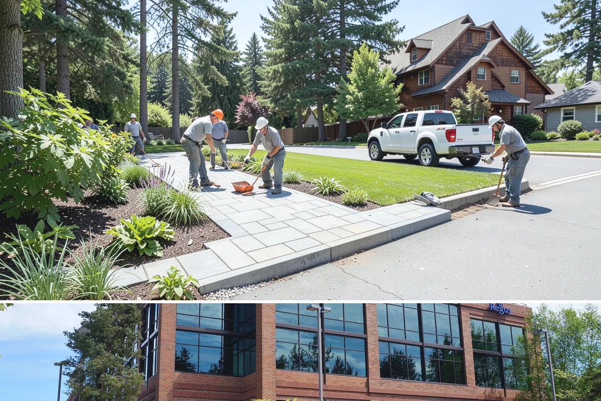 Stone Wall Installation in Mountlake Terrace, Snohomish County, WA - The dry summer months ease excavation and stone setting, and let any mortar cure properly before the return of persistent rain.