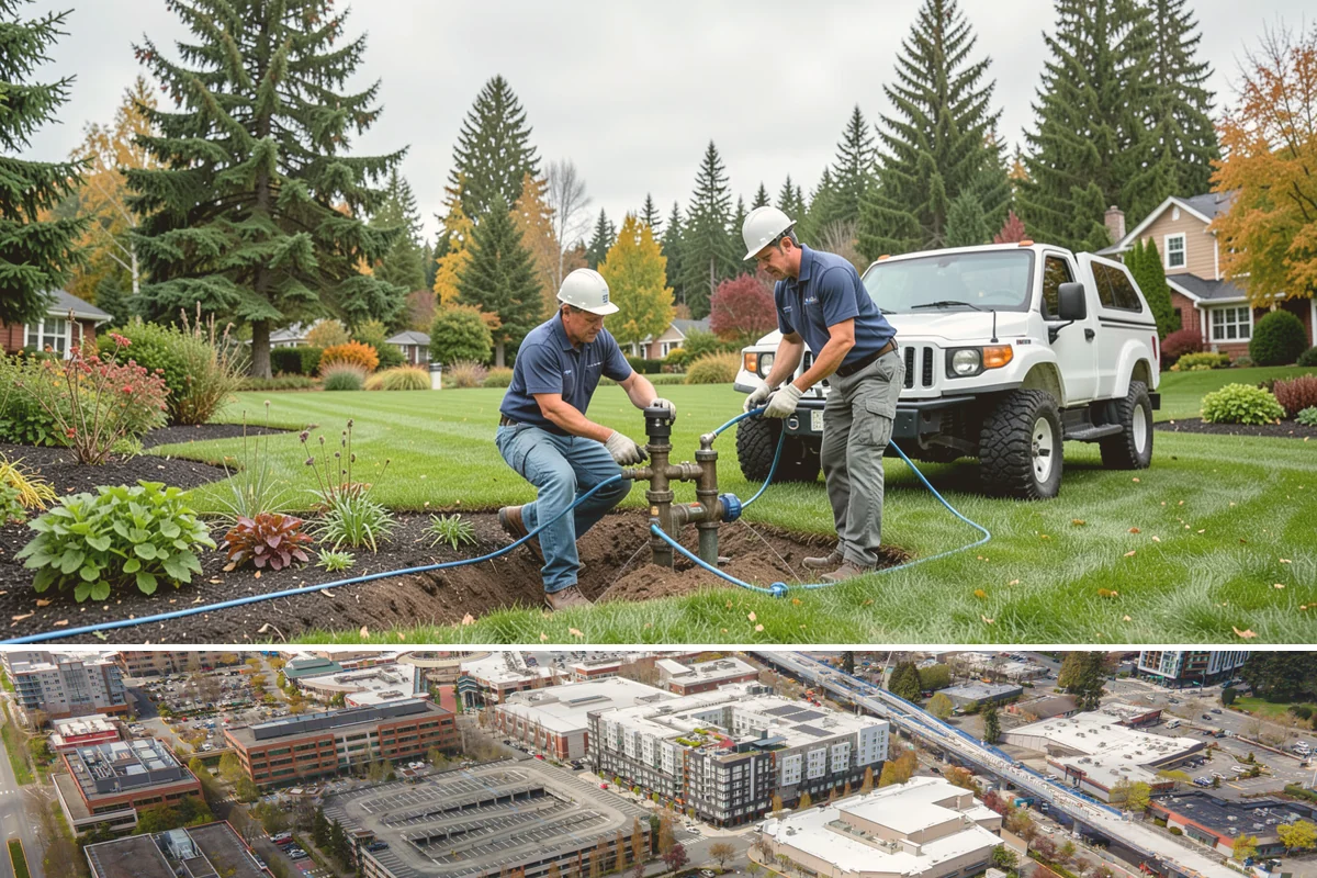 Stone Wall Installation in Redmond, King County, WA - The dry summer months ease excavation and stone setting, and let any mortar cure properly before the return of persistent rain.