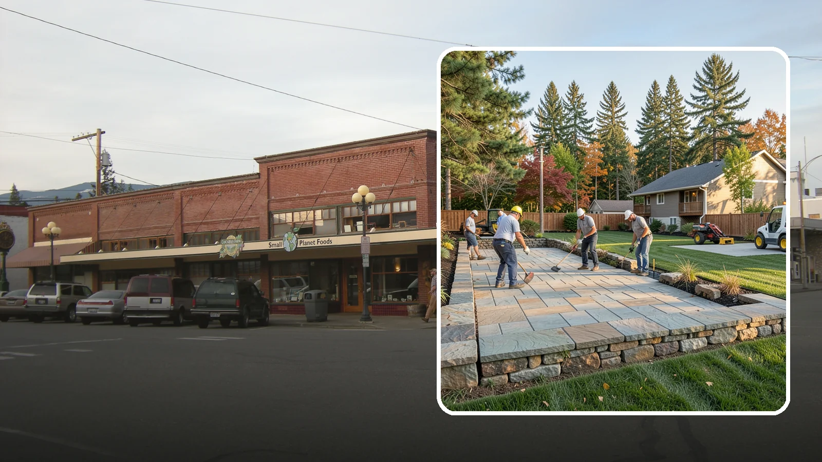 Stone Wall Installation in Sedro-Woolley, Skagit County, WA - We construct natural stone walls that combine timeless appearance with the drainage needed for wet-climate durability.