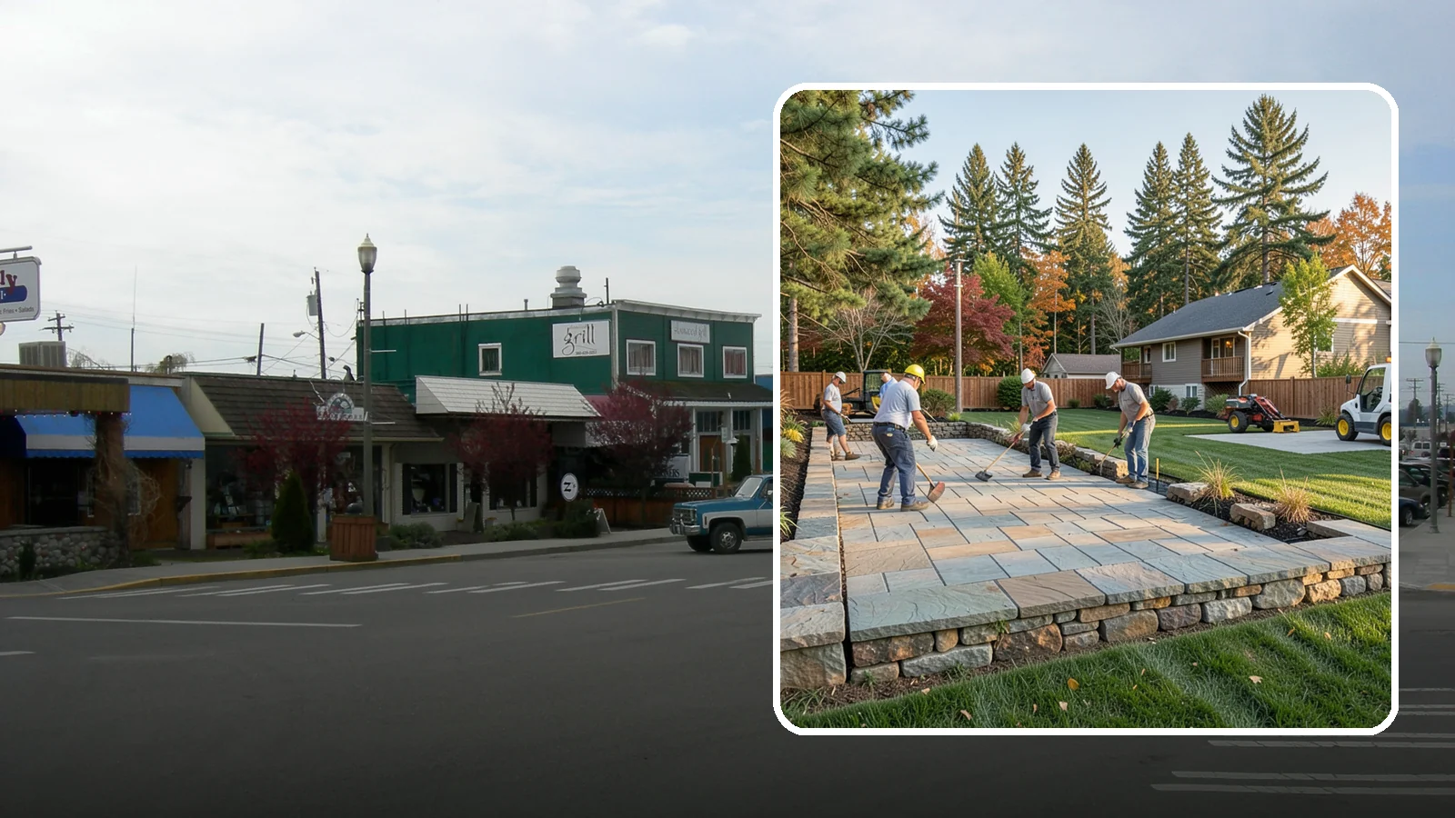 Stone Wall Installation in Stanwood, Snohomish County, WA - We construct natural stone walls that combine timeless appearance with the drainage needed for wet-climate durability.