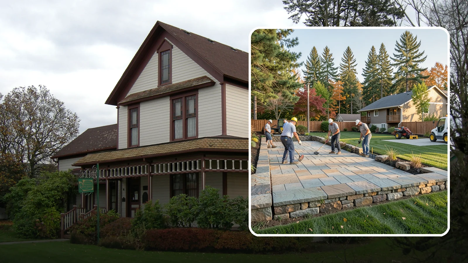 Stone Wall Installation in Sumner, Pierce County, WA - We construct natural stone walls that combine timeless appearance with the drainage needed for wet-climate durability.