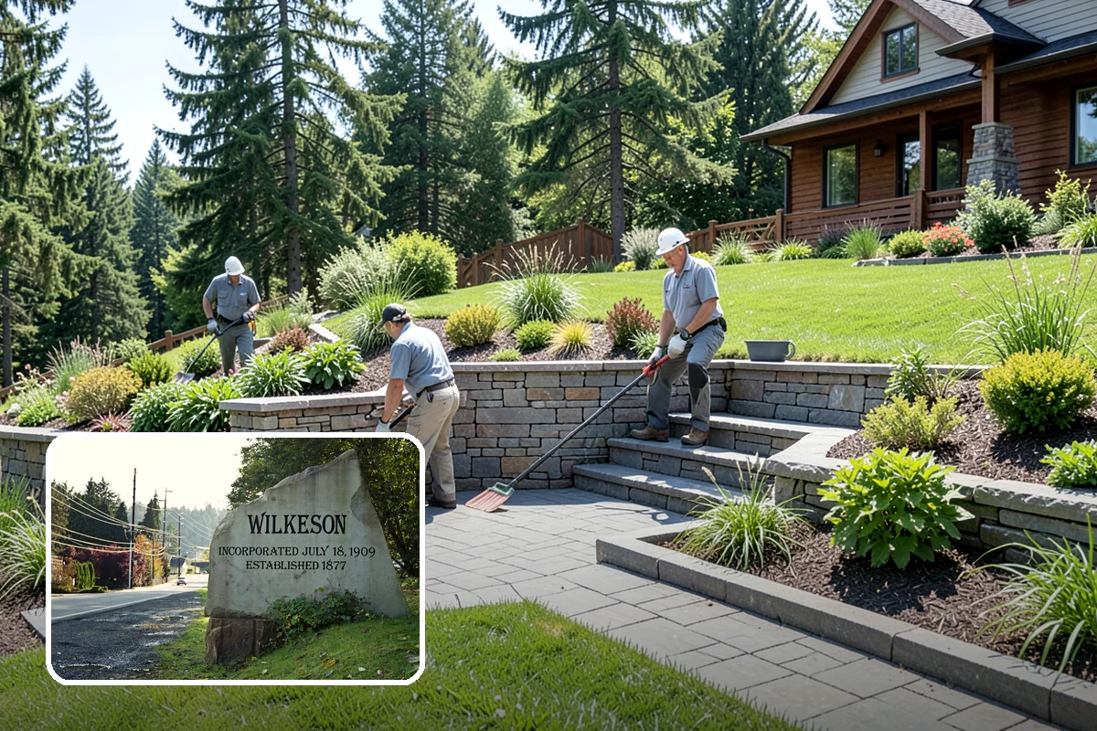 Stone Wall Installation in Wilkeson, Pierce County, WA - Timeless natural stone appearance that ages gracefully