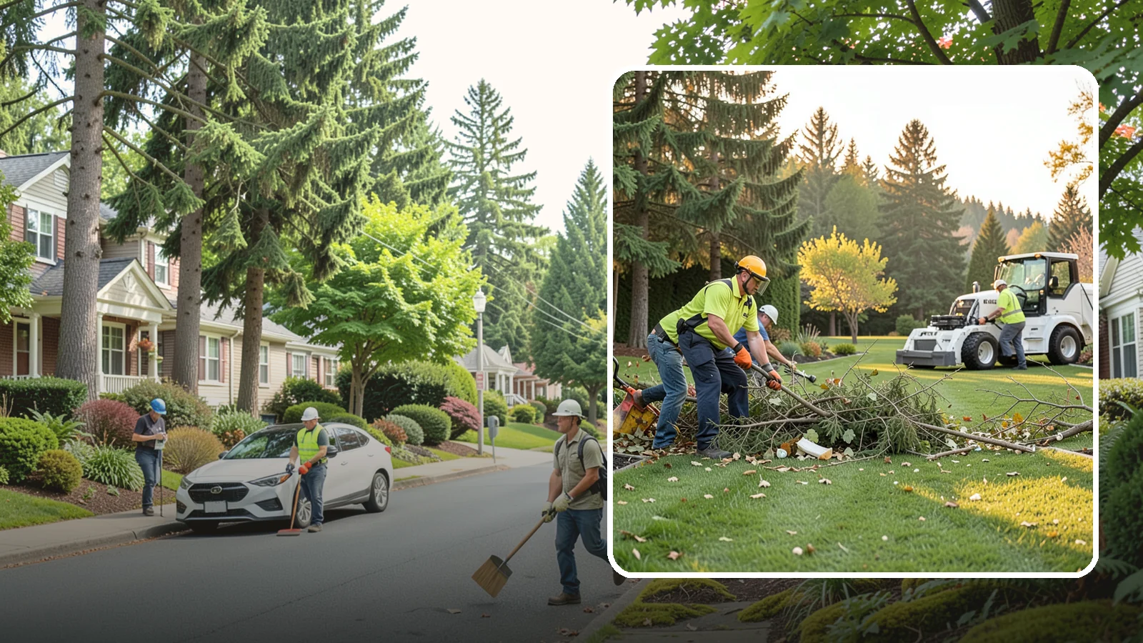 Storm Cleanup in Beaux Arts Village, King County, WA - Fast cleanup of storm debris - downed branches, blown-down mess, and damage - to restore your property.