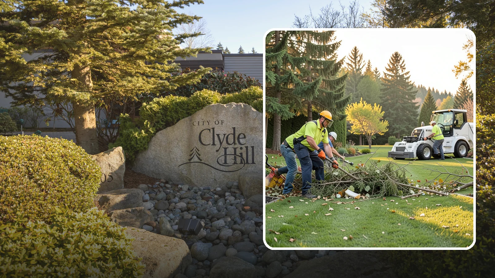 Storm Cleanup in Clyde Hill, King County, WA - Fast cleanup of storm debris - downed branches, blown-down mess, and damage - to restore your property.