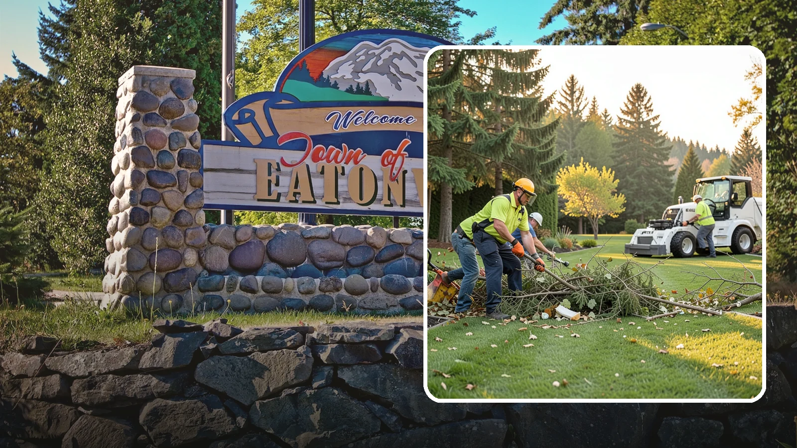 Storm Cleanup in Eatonville, Pierce County, WA - Fast cleanup of storm debris - downed branches, blown-down mess, and damage - to restore your property.