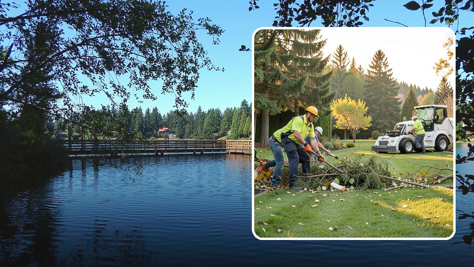 Storm Cleanup in Federal Way, King County, WA - Fast cleanup of storm debris - downed branches, blown-down mess, and damage - to restore your property.