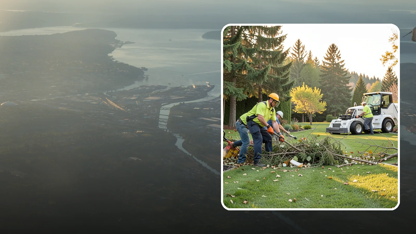 Storm Cleanup in Fife, Pierce County, WA - Fast cleanup of storm debris - downed branches, blown-down mess, and damage - to restore your property.
