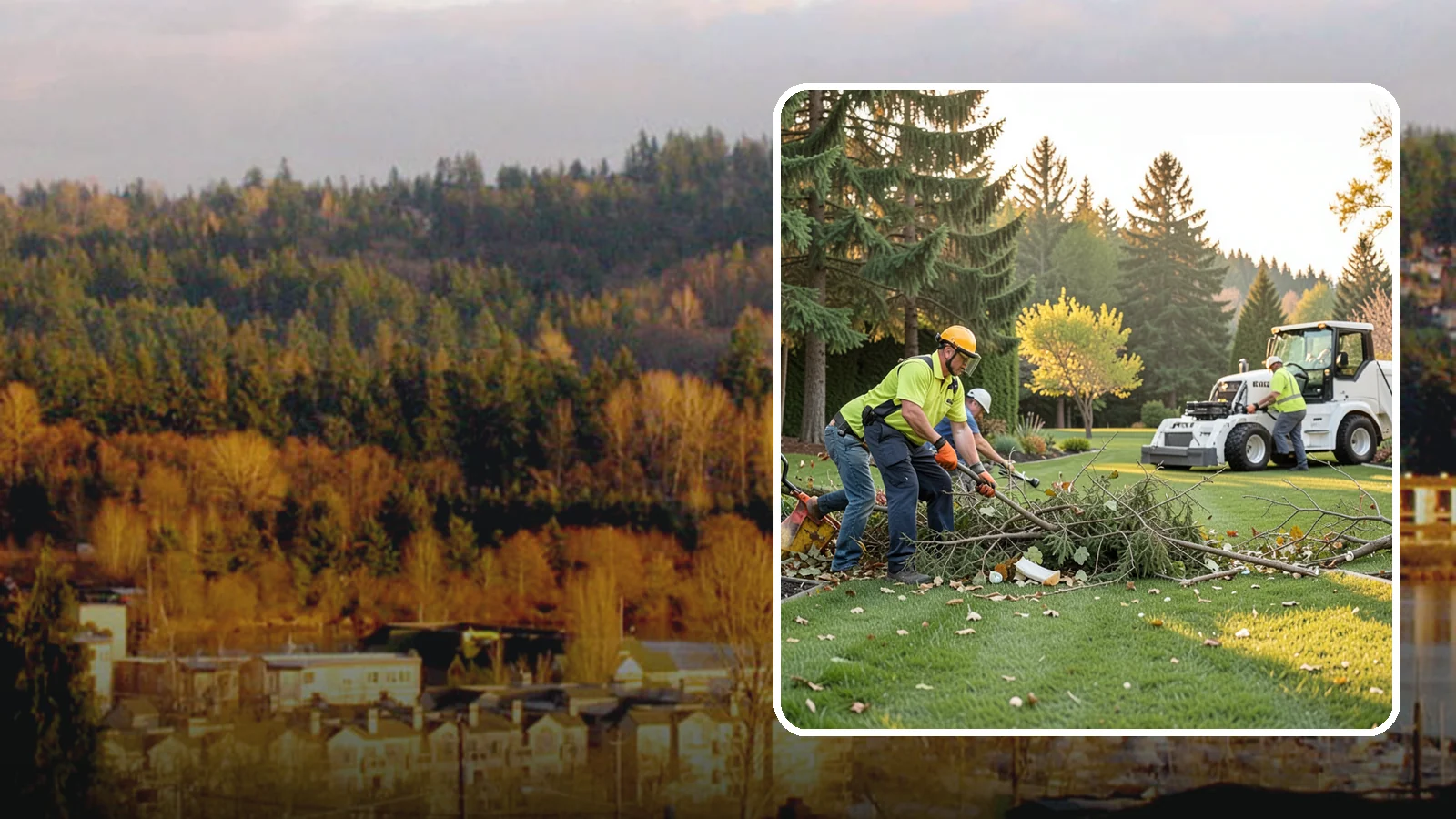 Storm Cleanup in Kenmore, King County, WA - Fast cleanup of storm debris - downed branches, blown-down mess, and damage - to restore your property.