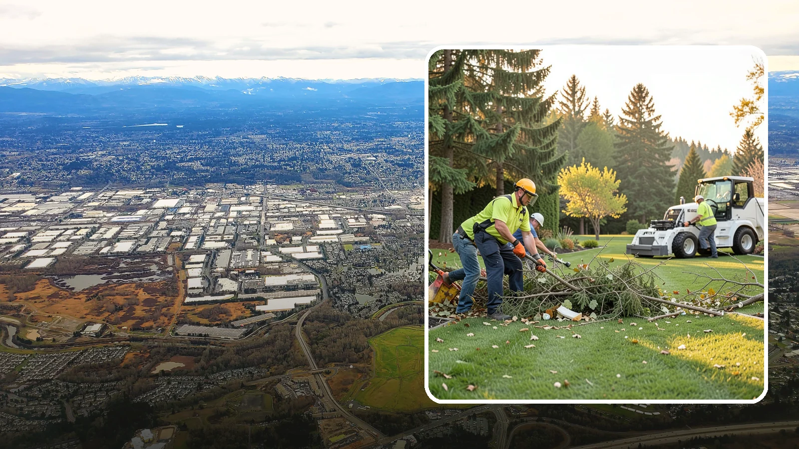 Storm Cleanup in Kent, King County, WA - Fast cleanup of storm debris - downed branches, blown-down mess, and damage - to restore your property.
