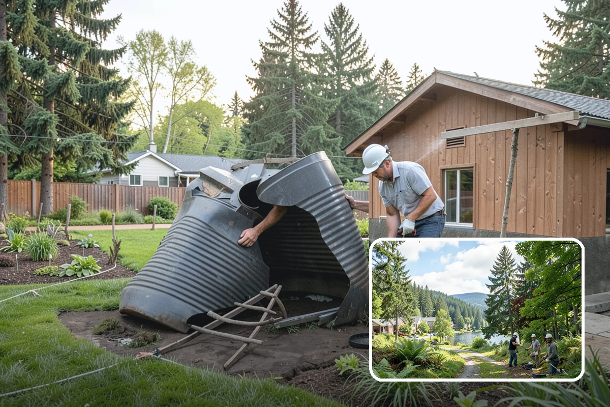 Storm Cleanup in Lake Forest Park, King County, WA - Fast response after storms