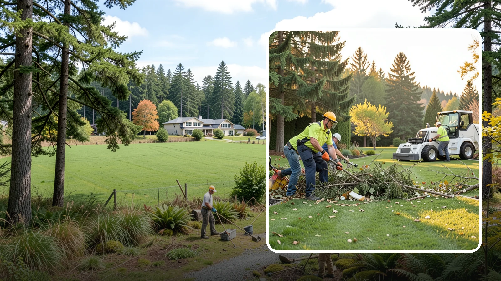 Storm Cleanup in Lyman, Skagit County, WA - Fast cleanup of storm debris - downed branches, blown-down mess, and damage - to restore your property.