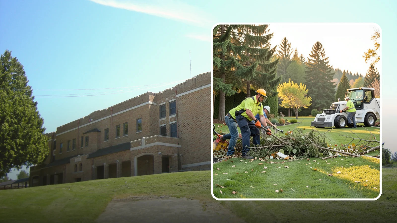 Storm Cleanup in Maple Valley, King County, WA - Fast cleanup of storm debris - downed branches, blown-down mess, and damage - to restore your property.