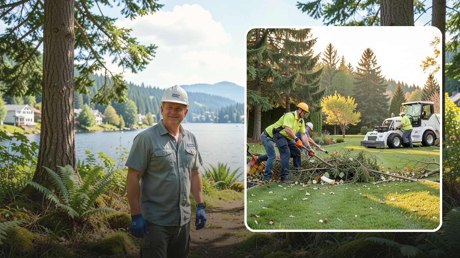 Storm Cleanup in Milton, King County, WA - Fast cleanup of storm debris - downed branches, blown-down mess, and damage - to restore your property.