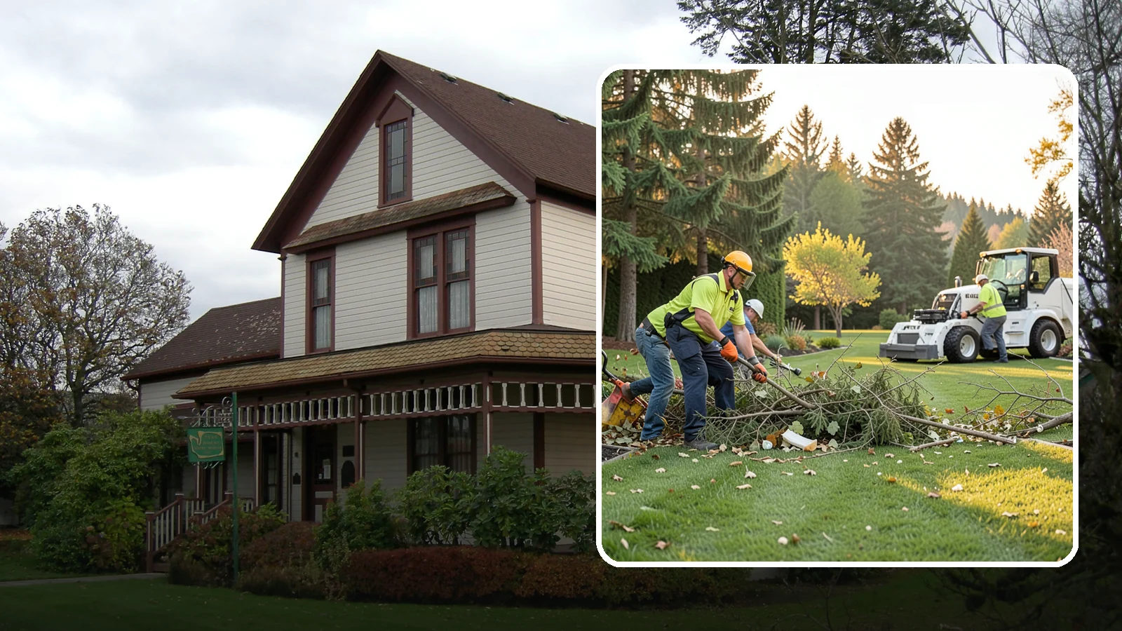 Storm Cleanup in Sumner, Pierce County, WA - Fast cleanup of storm debris - downed branches, blown-down mess, and damage - to restore your property.