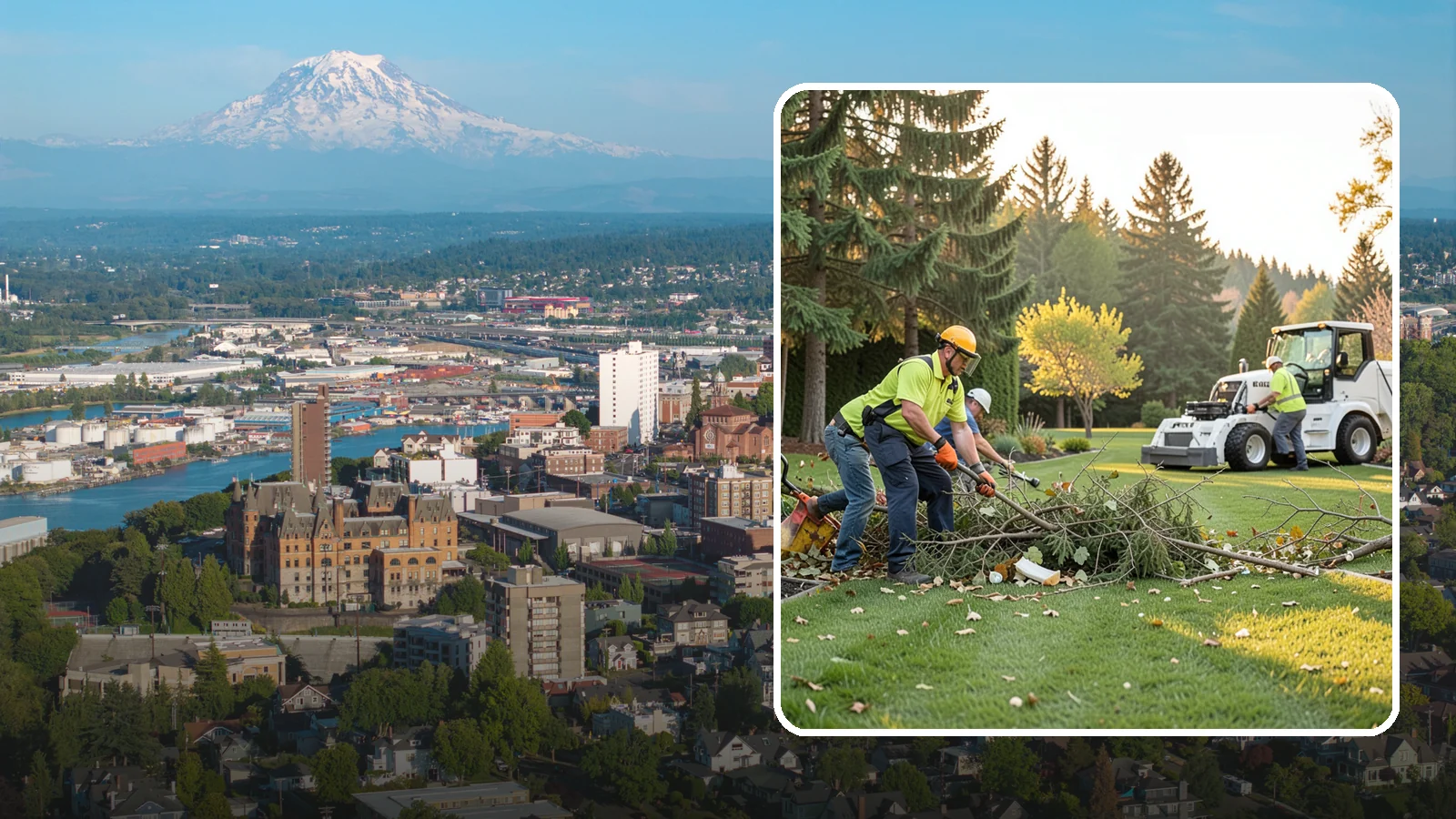 Storm Cleanup in Tacoma, Pierce County, WA - Fast cleanup of storm debris - downed branches, blown-down mess, and damage - to restore your property.