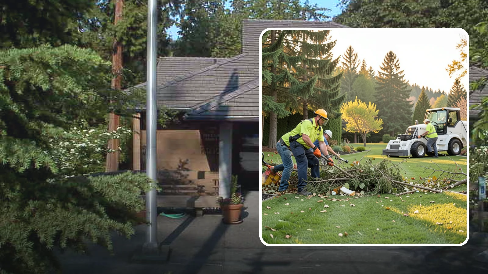 Storm Cleanup in Yarrow Point, King County, WA - Fast cleanup of storm debris - downed branches, blown-down mess, and damage - to restore your property.