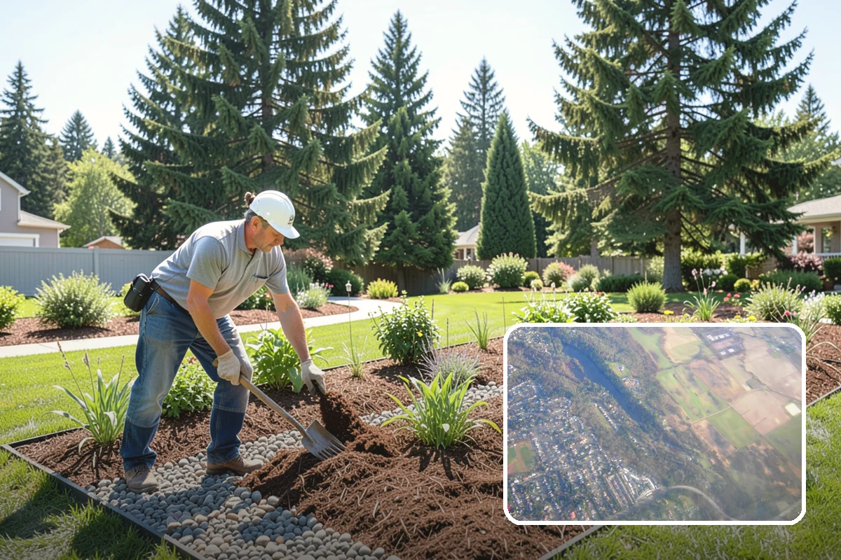 Straw Mulch Installation in Algona, King County, WA - Retains soil moisture through summer dry spells