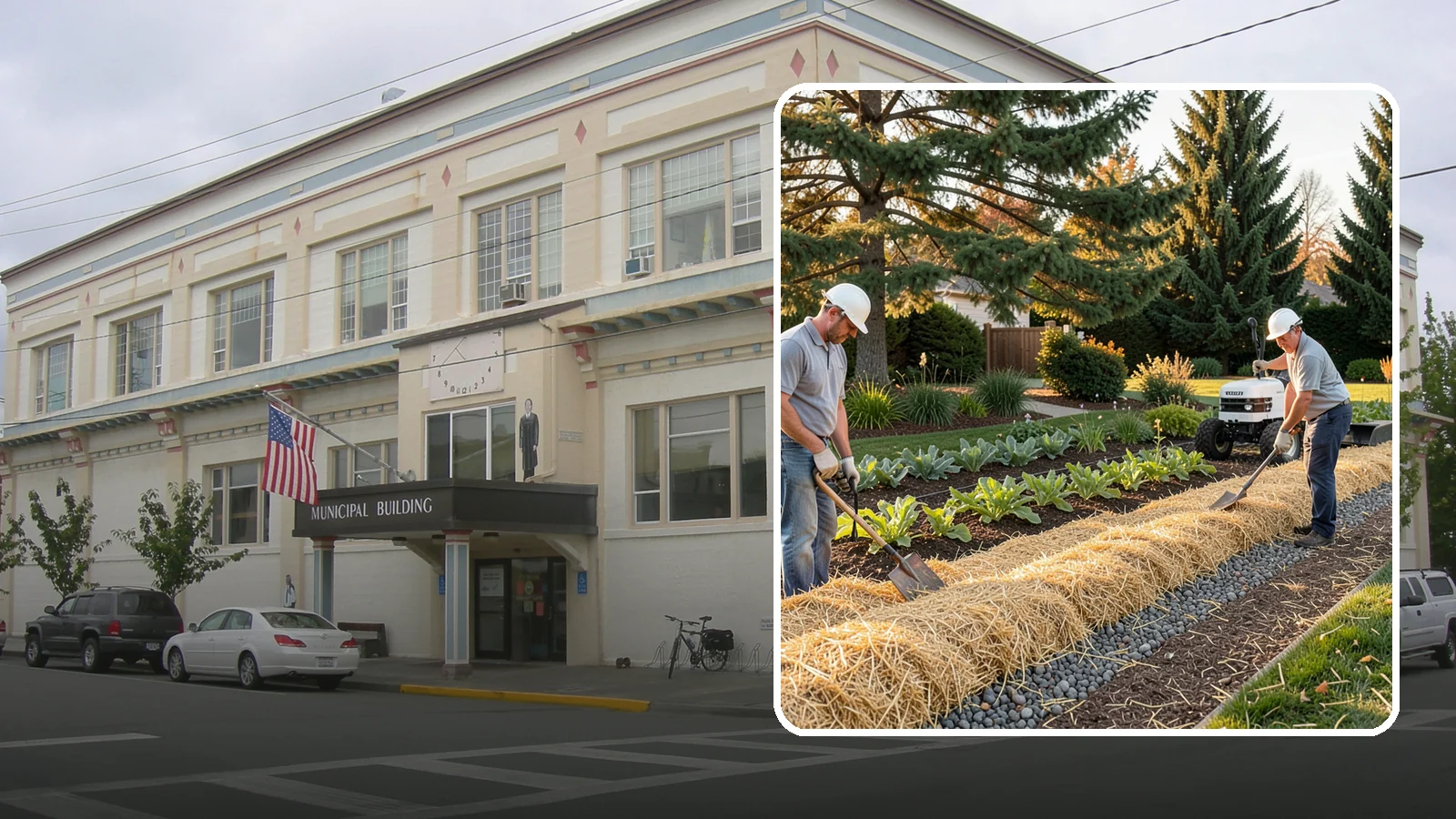 Straw Mulch Installation in Anacortes, Skagit County, WA - We install clean straw mulch to protect vegetable gardens and new seedings while retaining moisture and warmth.