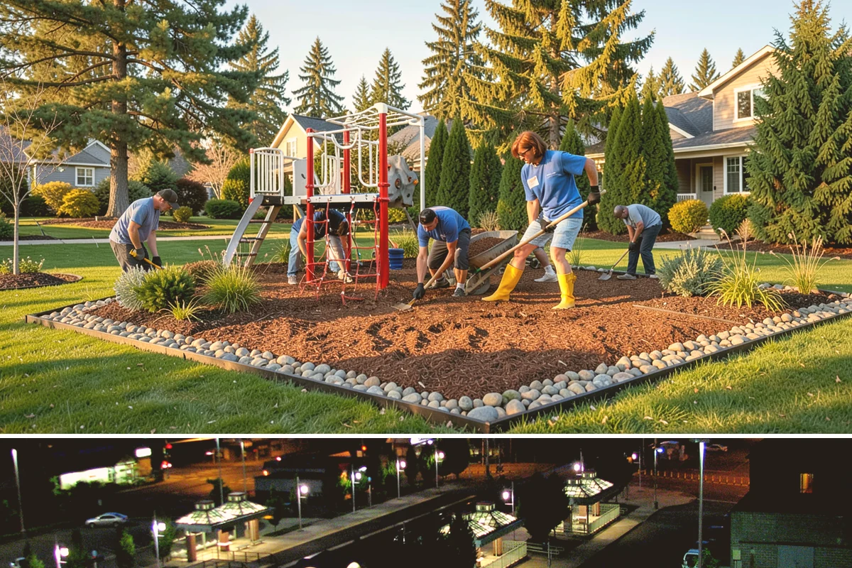 Straw Mulch Installation in Auburn, King County, WA - Straw is best applied in spring over new plantings and seedings, and again in early fall to protect overwintering crops and cover...