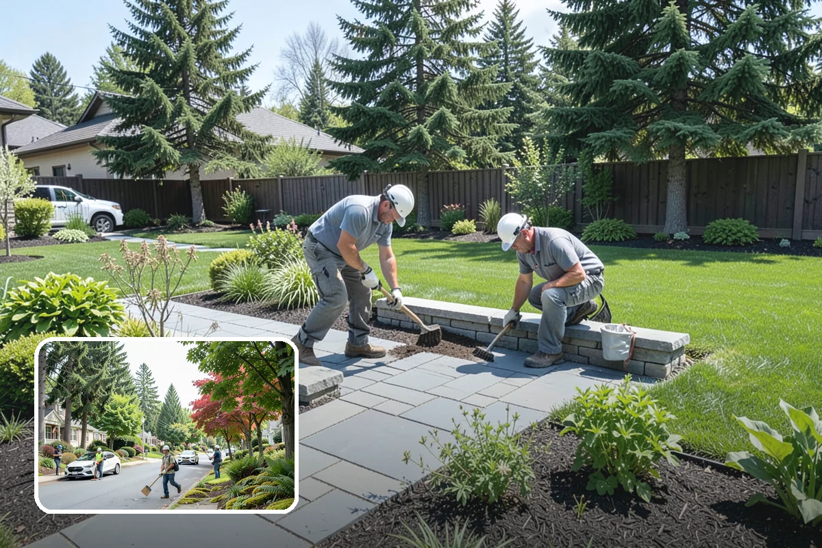 Straw Mulch Installation in Beaux Arts Village, King County, WA - Retains soil moisture through summer dry spells