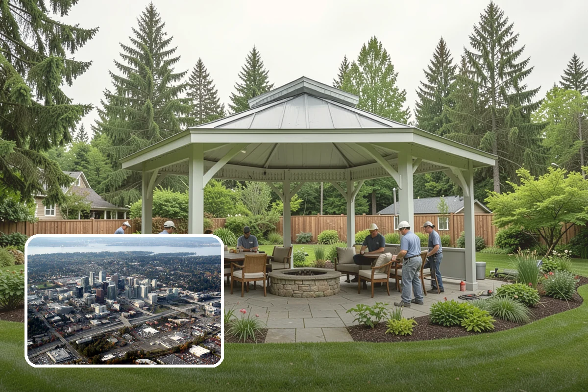 Straw Mulch Installation in Bellevue, King County, WA - Retains soil moisture through summer dry spells