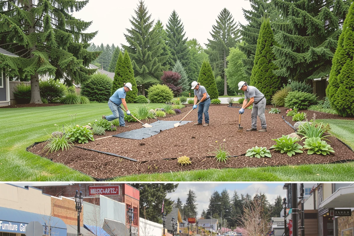 Straw Mulch Installation in Bothell, King County, WA - Straw is best applied in spring over new plantings and seedings, and again in early fall to protect overwintering crops and cover...