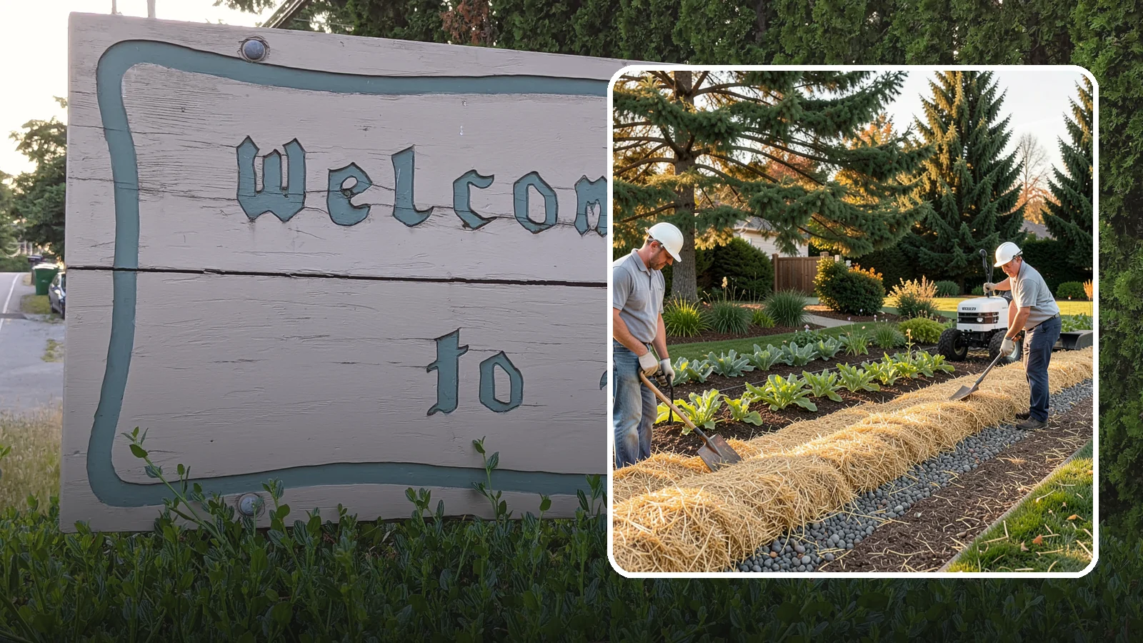 Straw Mulch Installation in Brier, Snohomish County, WA - We install clean straw mulch to protect vegetable gardens and new seedings while retaining moisture and warmth.