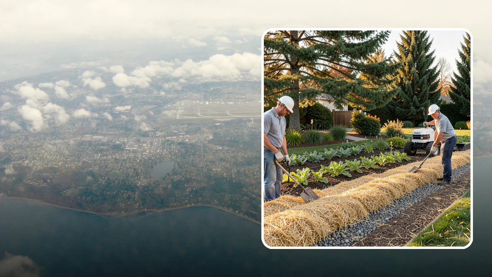 Straw Mulch Installation in Burien, King County, WA - We install clean straw mulch to protect vegetable gardens and new seedings while retaining moisture and warmth.